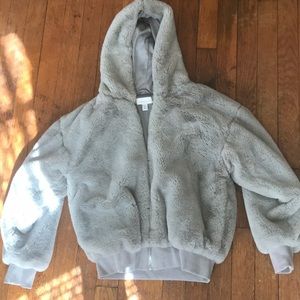 Topshop Faux Fur Mink Jacket